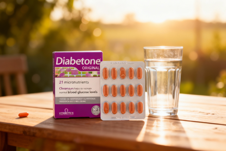 زمان مناسب مصرف قرص دیابتون همراه با لیوان آب